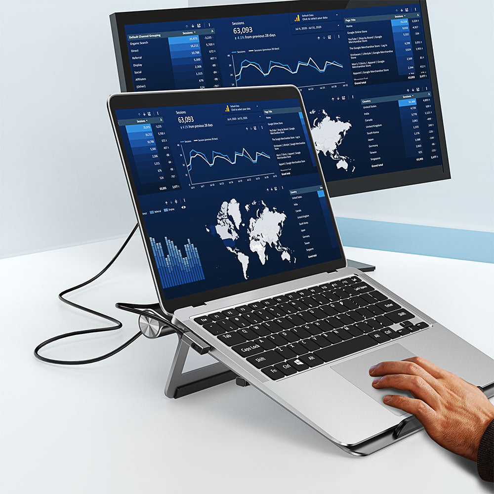 A821CH 8in1 Hub Bağlantı İstasyonlu Notebook Standı
