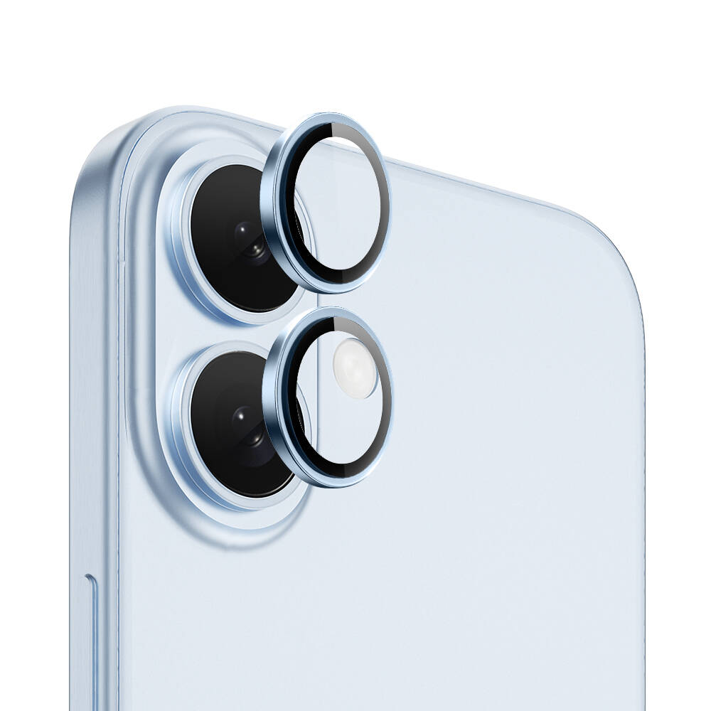Apple iPhone 16 Plus LG-004 PVD Lens Guard Metal Kamera Lens Koruyucu
