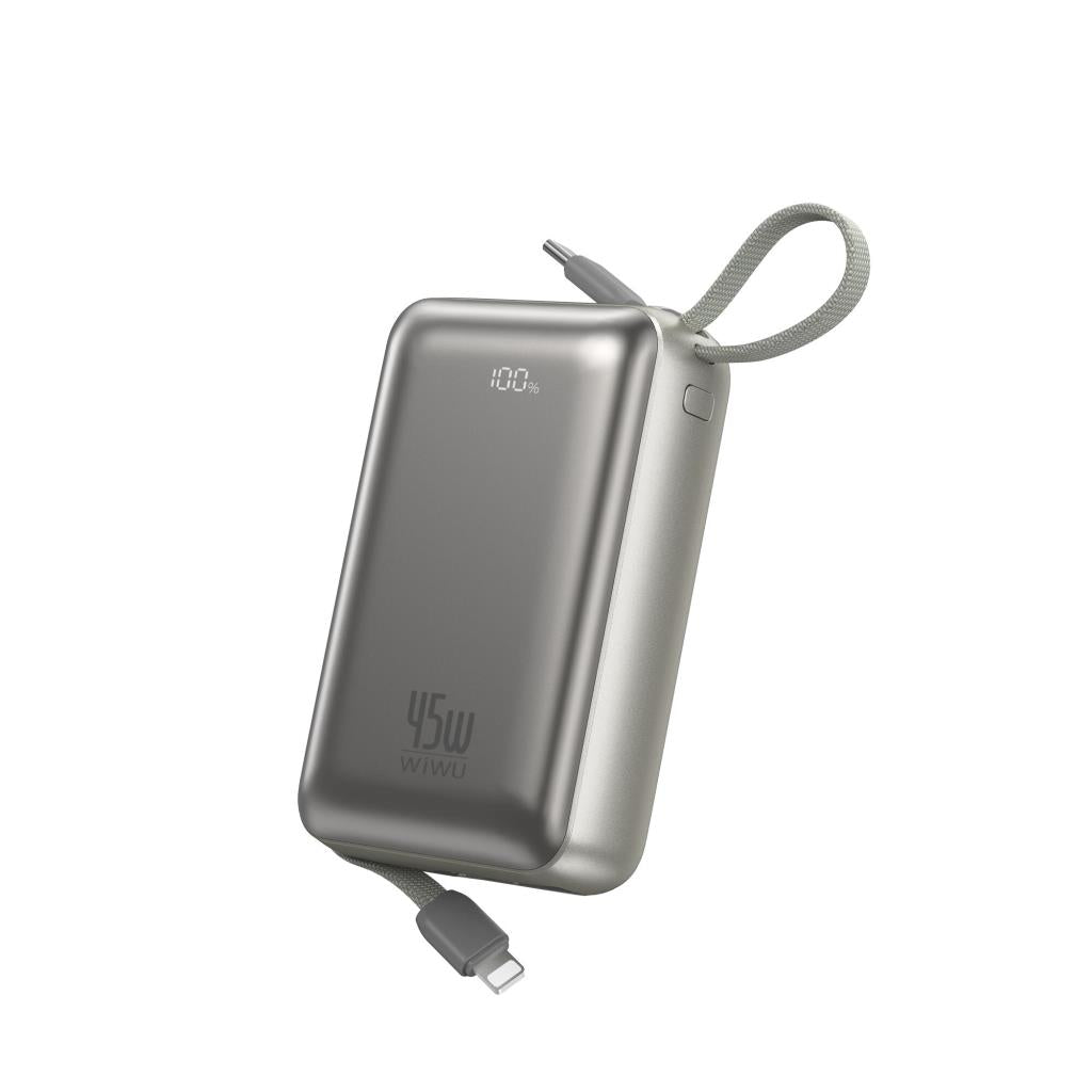 AS-182 Galaxy Pro Max Serisi 20000mAh 45W PD Dahili Kablolu Powerbank