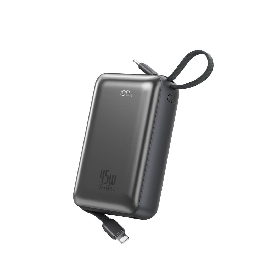 AS-182 Galaxy Pro Max Serisi 20000mAh 45W PD Dahili Kablolu Powerbank