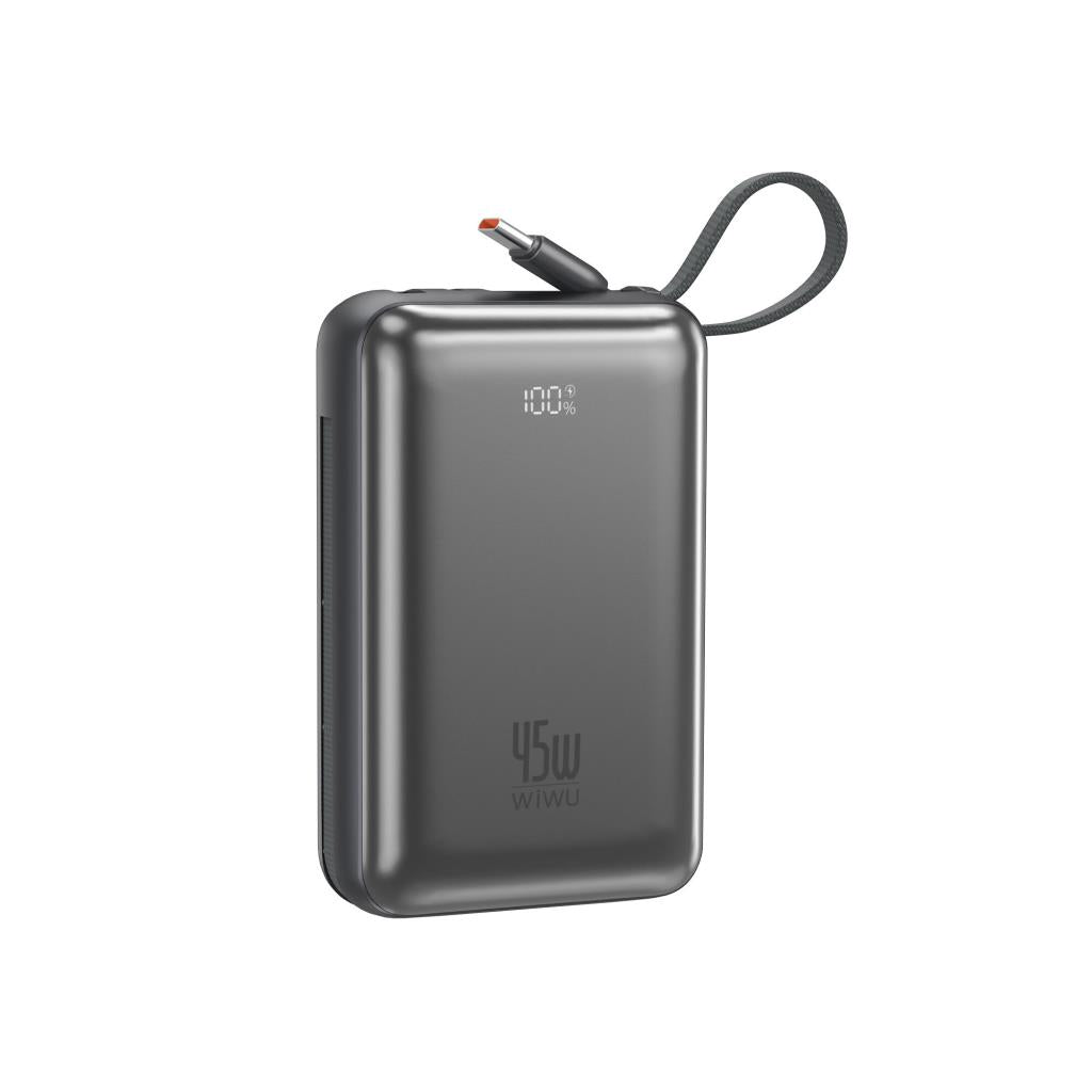 AS-182 Galaxy Pro Max Serisi 20000mAh 45W PD Dahili Kablolu Powerbank
