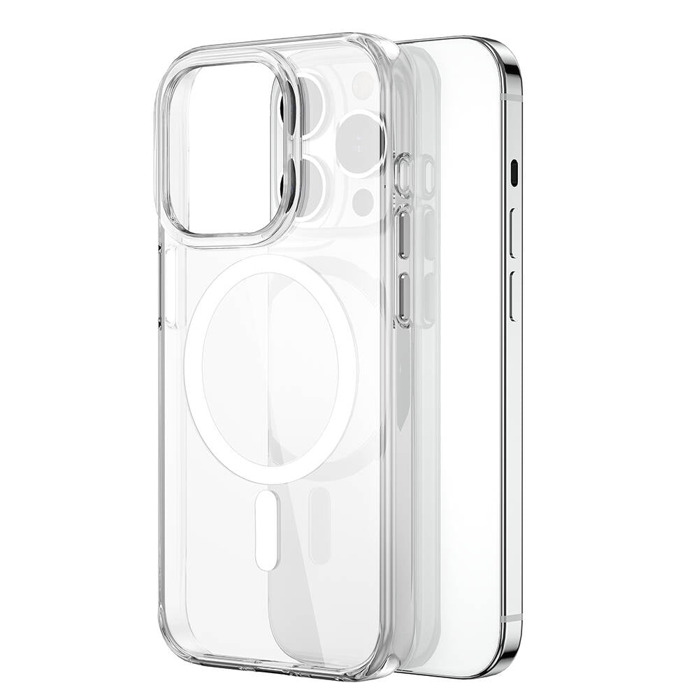 BC-022 iPhone 15 Pro Magsafe Uyumlu Şeffaf Kılıf