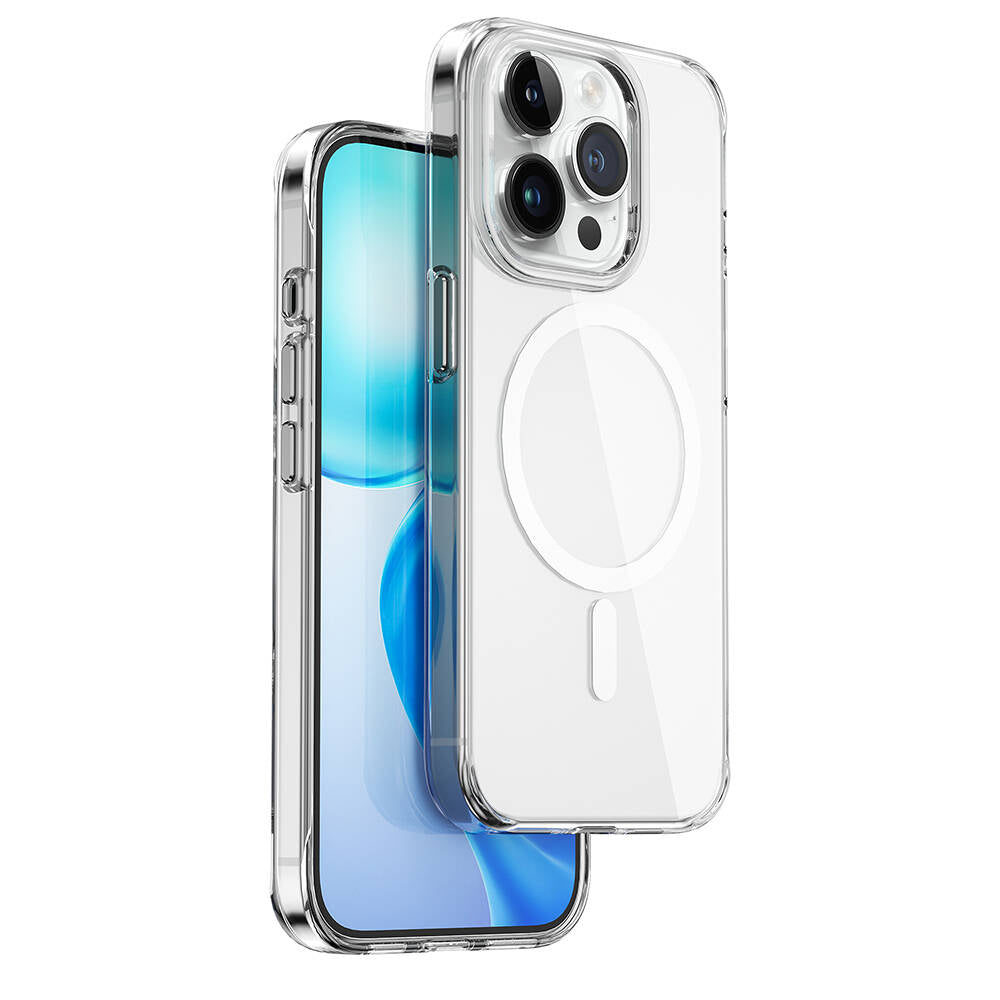 BC-022 iPhone 15 Pro Max Magsafe Uyumlu Şeffaf Kılıf