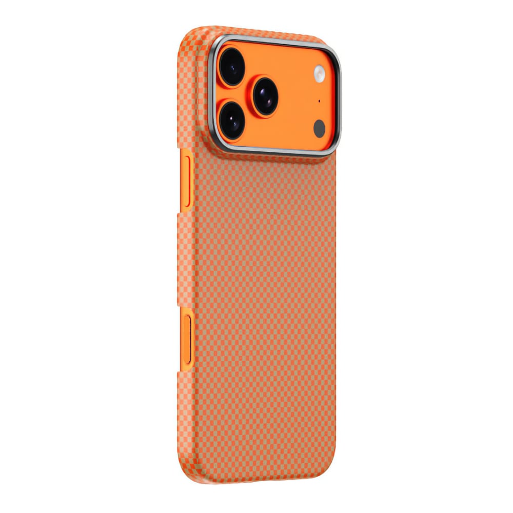 DCC-208 Magsafe Uyumlu Aramid Fiber Karbon iPhone 17 Pro Kılıf
