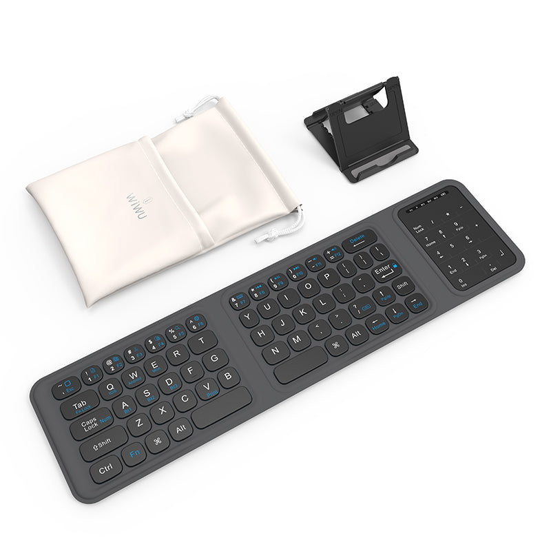 FMK-05 Katlanabilir Bluetooth Klavye ve Masaüstü Telefon Standı