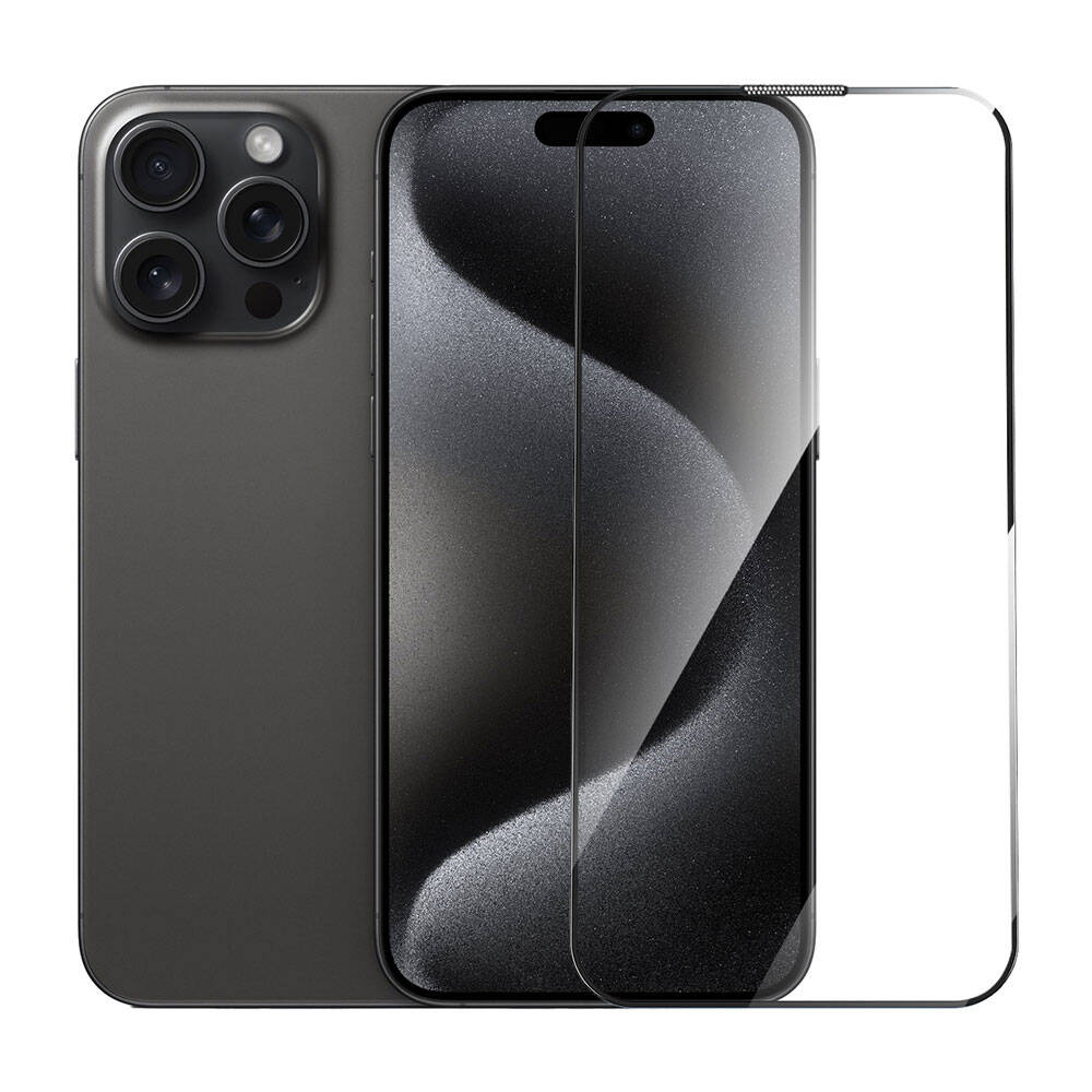 GT-008 Polimer Oleofobik iPhone 15 Pro Max Ekran Koruyucu 10'lu