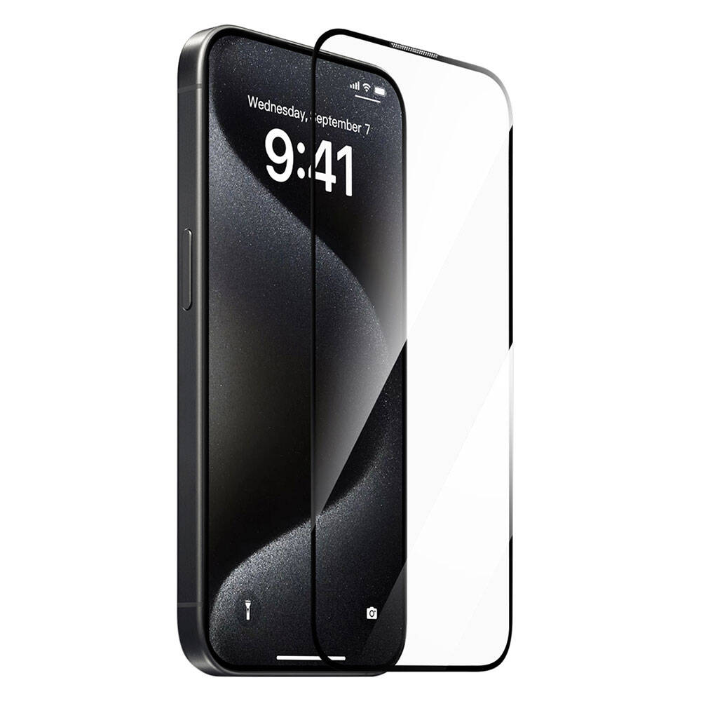 GT-009 Polimer Oleofobik iPhone 15 Pro Max Ekran Koruyucu