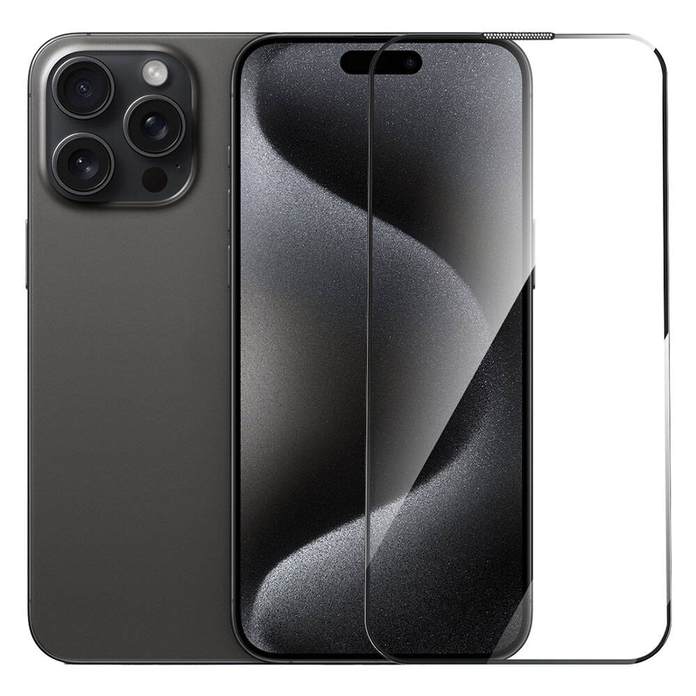 GT-009 Polimer Oleofobik iPhone 15 Pro Max Ekran Koruyucu