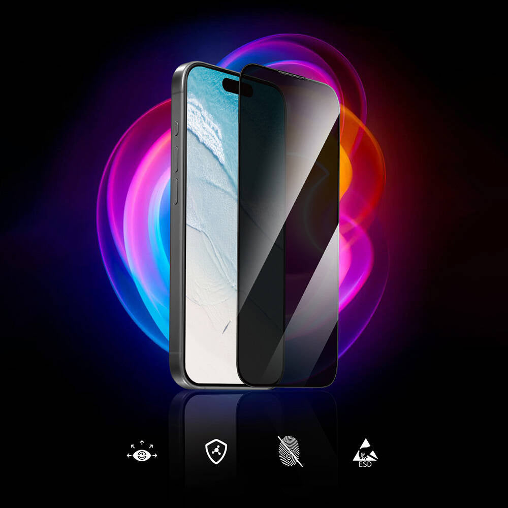 GT-015 iPrivacy iPhone 16 Ekran Koruyucu 10'lu Paket