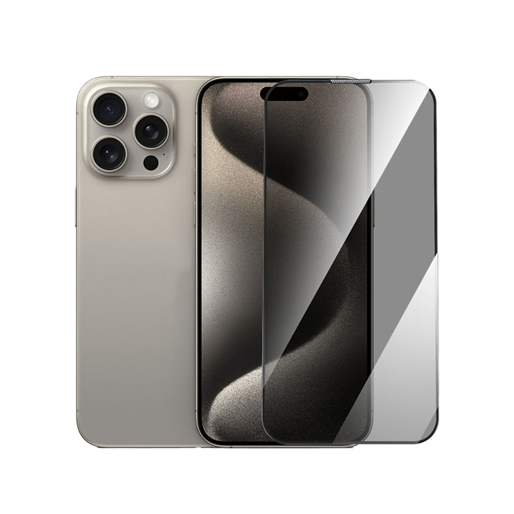 GT-021 Titan Guard iPhone 16 Pro Kolay Uygulamalı Privacy Ekran Koruyucu