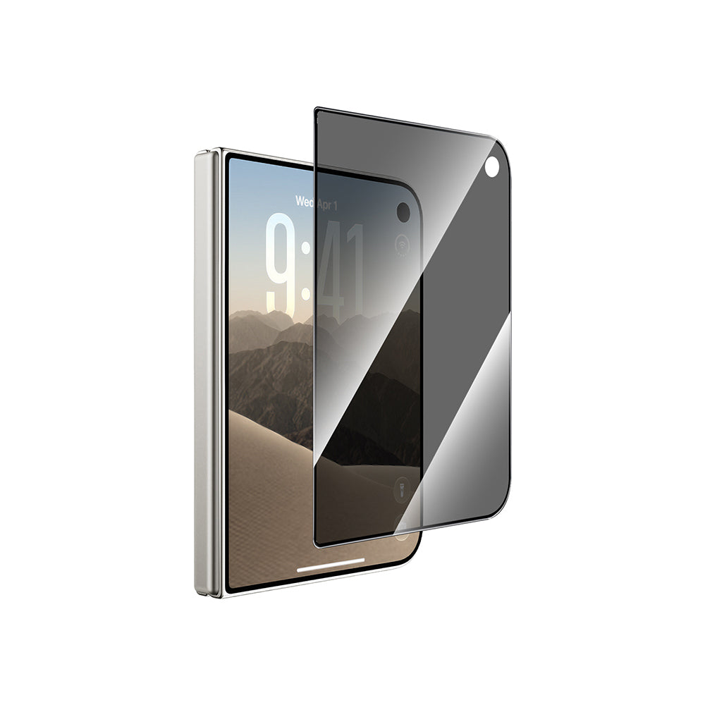 GT-034 Glass Ultra 3D 26° Hayalet iPhone Duo Ekran Koruyucu Uygulama Aparatlı