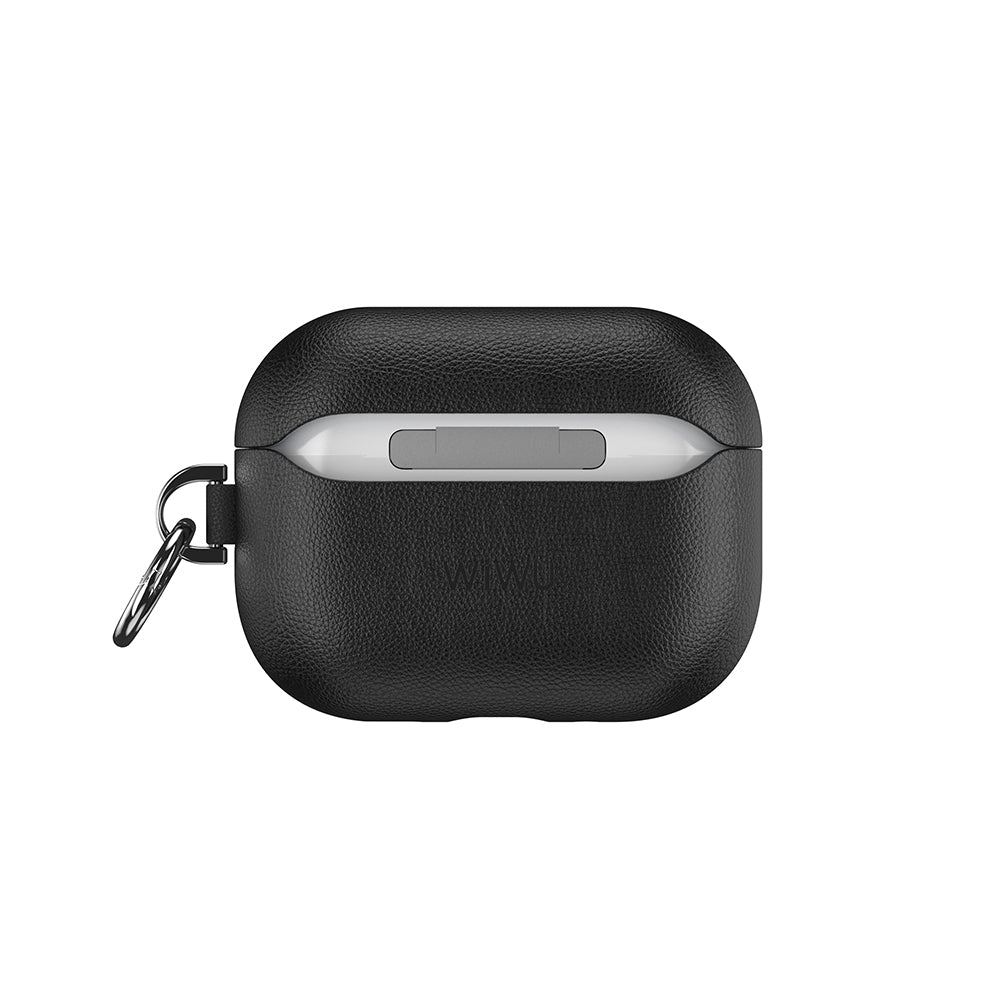 HC-201 Parmak İzi Bırakmayan Deri AirPods Pro 3 Kılıf