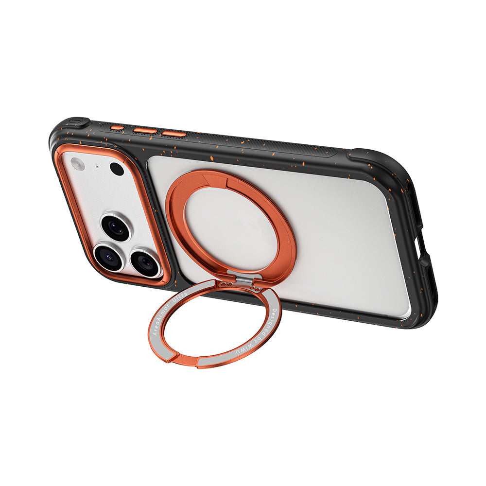 iPhone 17 Pro AA-203 AeroArmor Ultra Airbag 360° Standlı MagSafe Uyumlu Kılıf