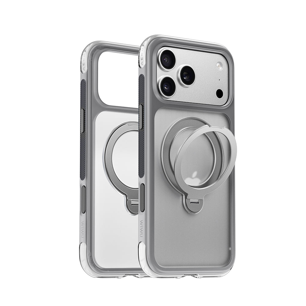 iPhone 17 Pro AG-203 AeroGuard Ultra Airbag 360° Standlı MagSafe Uyumlu Kılıf