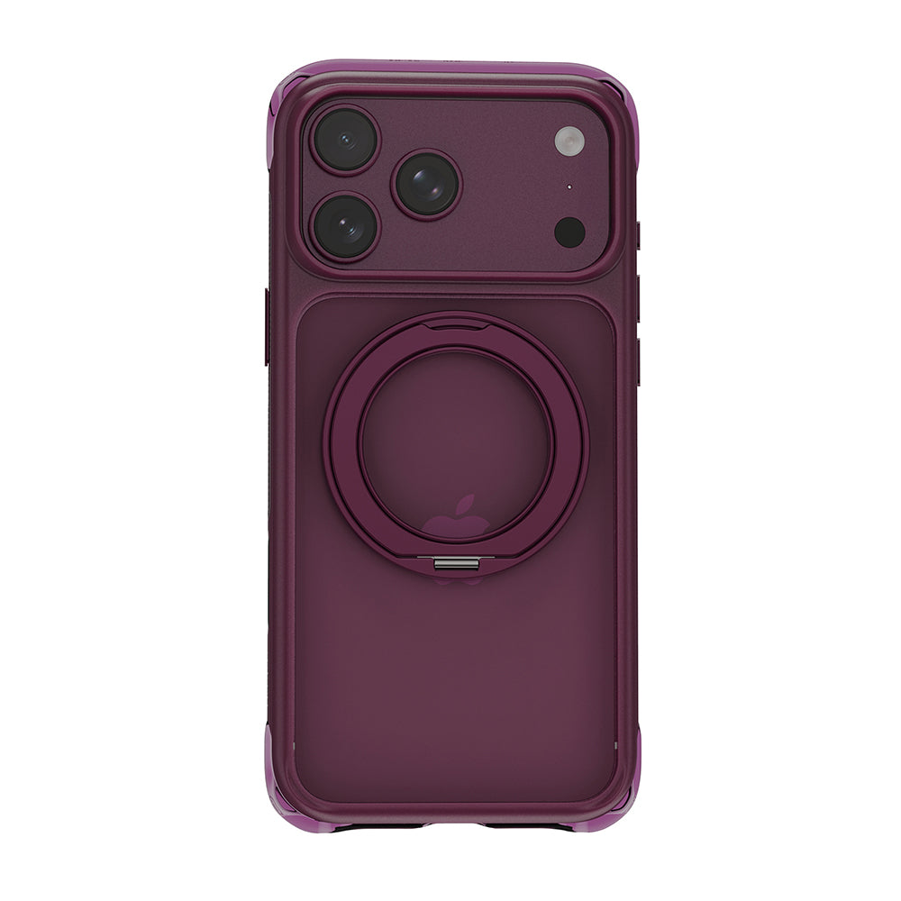 iPhone 18 Pro AG-203 AeroGuard Ultra Airbag 360° Standlı MagSafe Uyumlu Kılıf