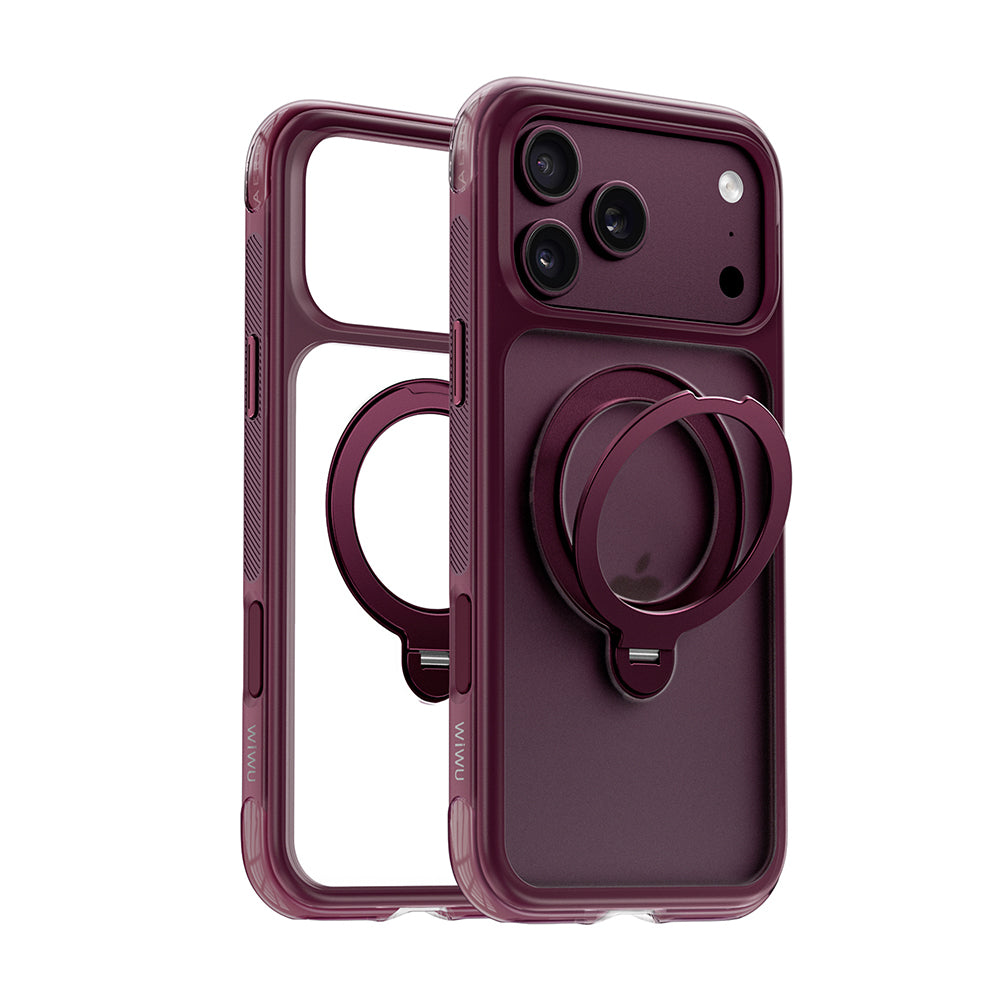 iPhone 18 Pro Max AG-203 AeroGuard Ultra Airbag 360° Standlı MagSafe Uyumlu Kılıf