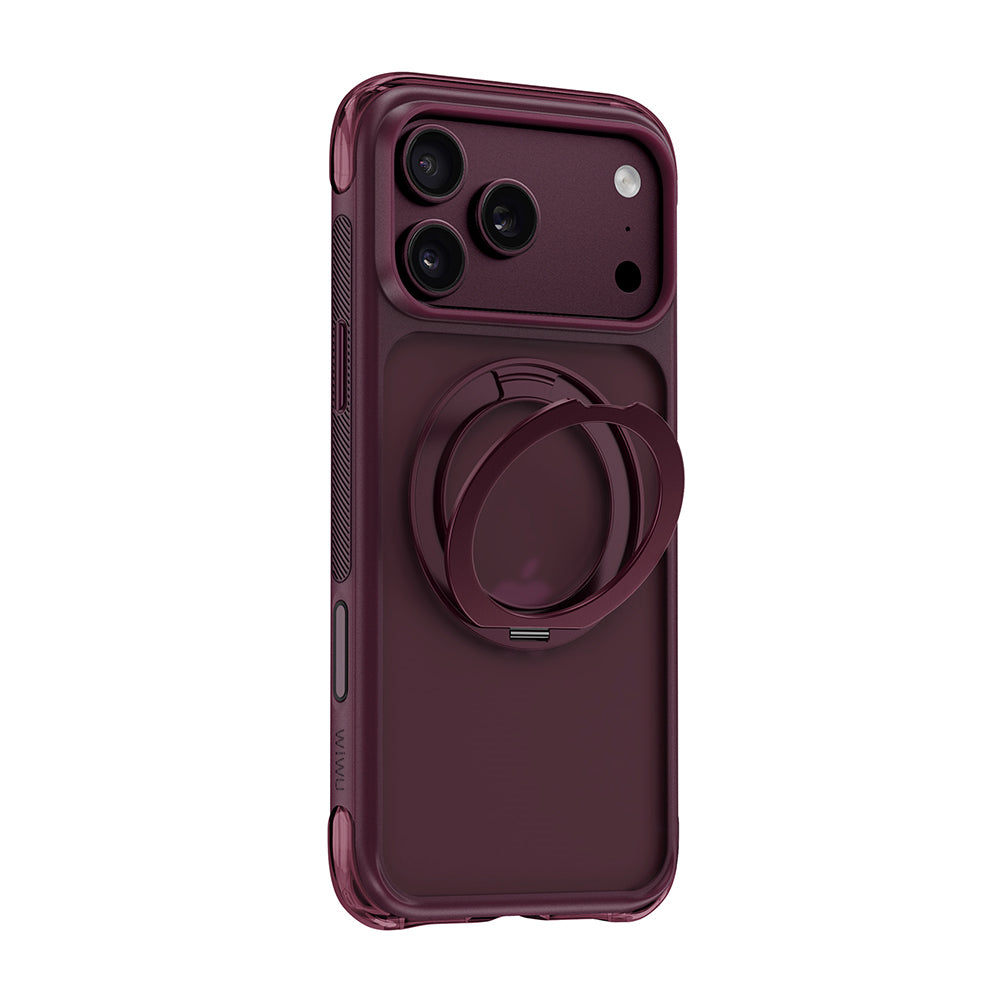 iPhone 18 Pro Max AG-203 AeroGuard Ultra Airbag 360° Standlı MagSafe Uyumlu Kılıf
