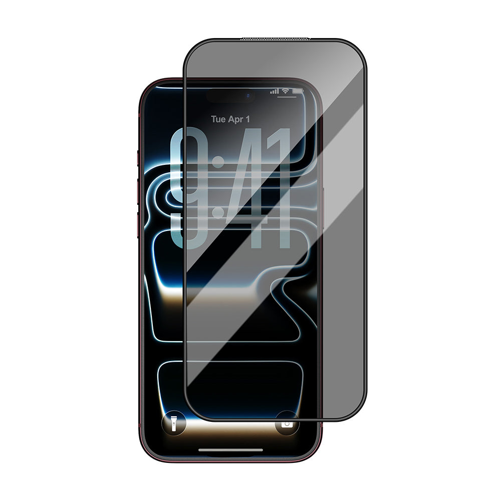 iPhone 18 Pro Max GT-034 Glass Ultra Privacy 3D Hayalet Ekran Koruyucu Uygulama Aparatlı