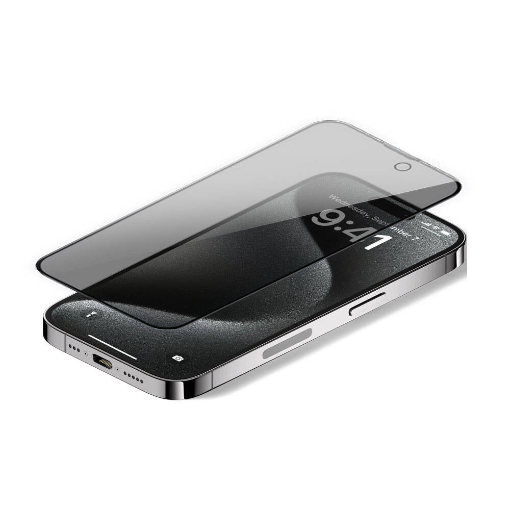 iPrivacy HD Anti-Peep iPhone 15 Pro Max Ekran Koruyucu