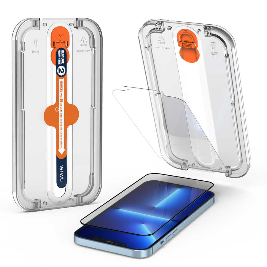 iVista Sert Yüzeyli iPhone 16E Kolay Uygulamalı Ekran Koruyucu