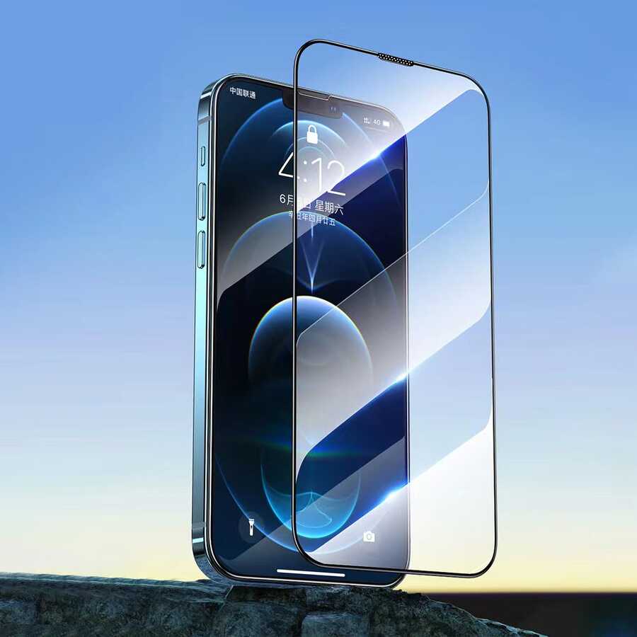 iVista Yüksek Dayanıklı iPhone 15 Pro Max Ekran Koruyucu