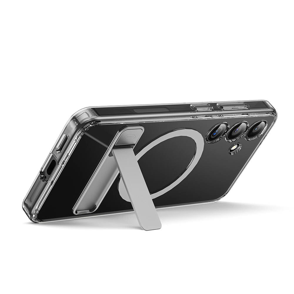 KCC-025 Aurora Galaxy S24 Magsafe Uyumlu Kamera Korumalı Standlı Kılıf