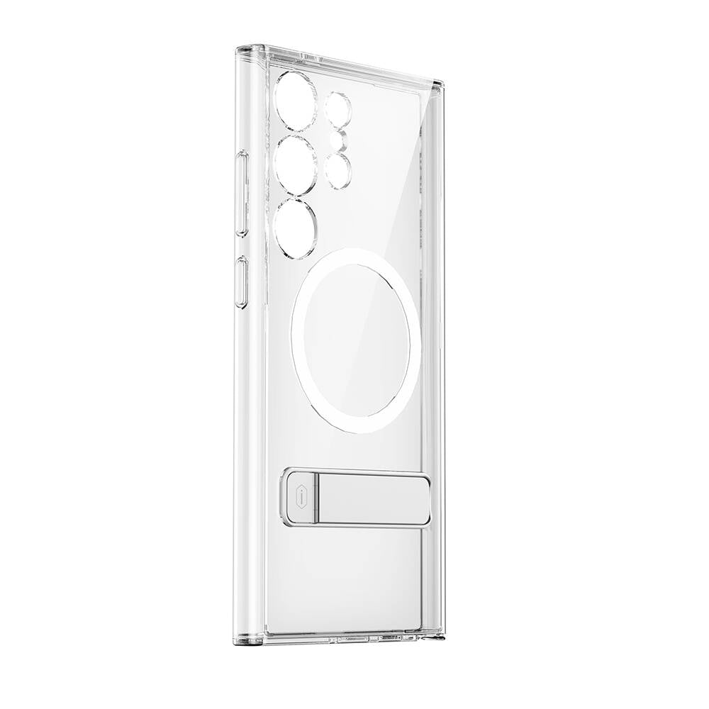 KCC-025 Aurora Galaxy S24 Ultra Magsafe Uyumlu Kamera Korumalı Standlı Kılıf