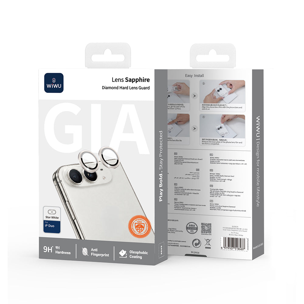 LG-003 Lens Guard Safir AR iPhone Duo Kamera Lens Koruyucu