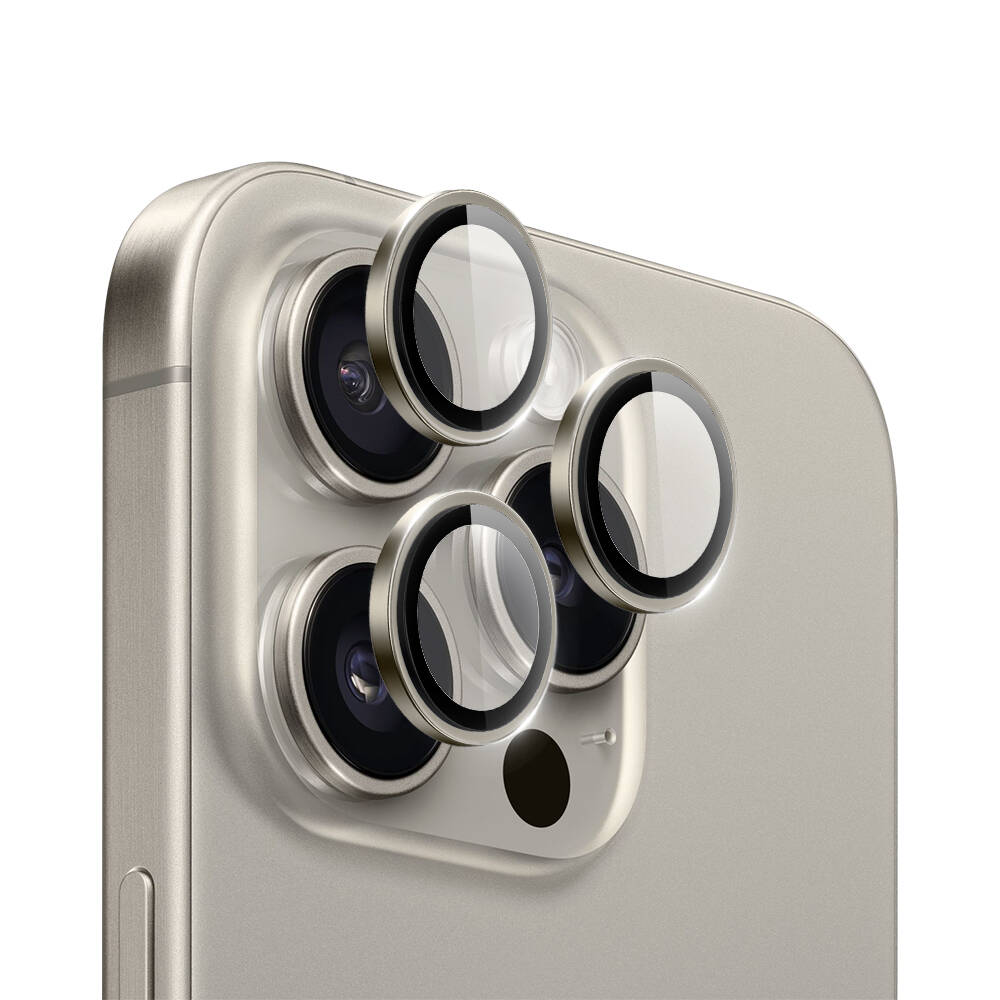 LG-003 Safir iPhone 16 Pro Max Kamera Lens Koruyucu