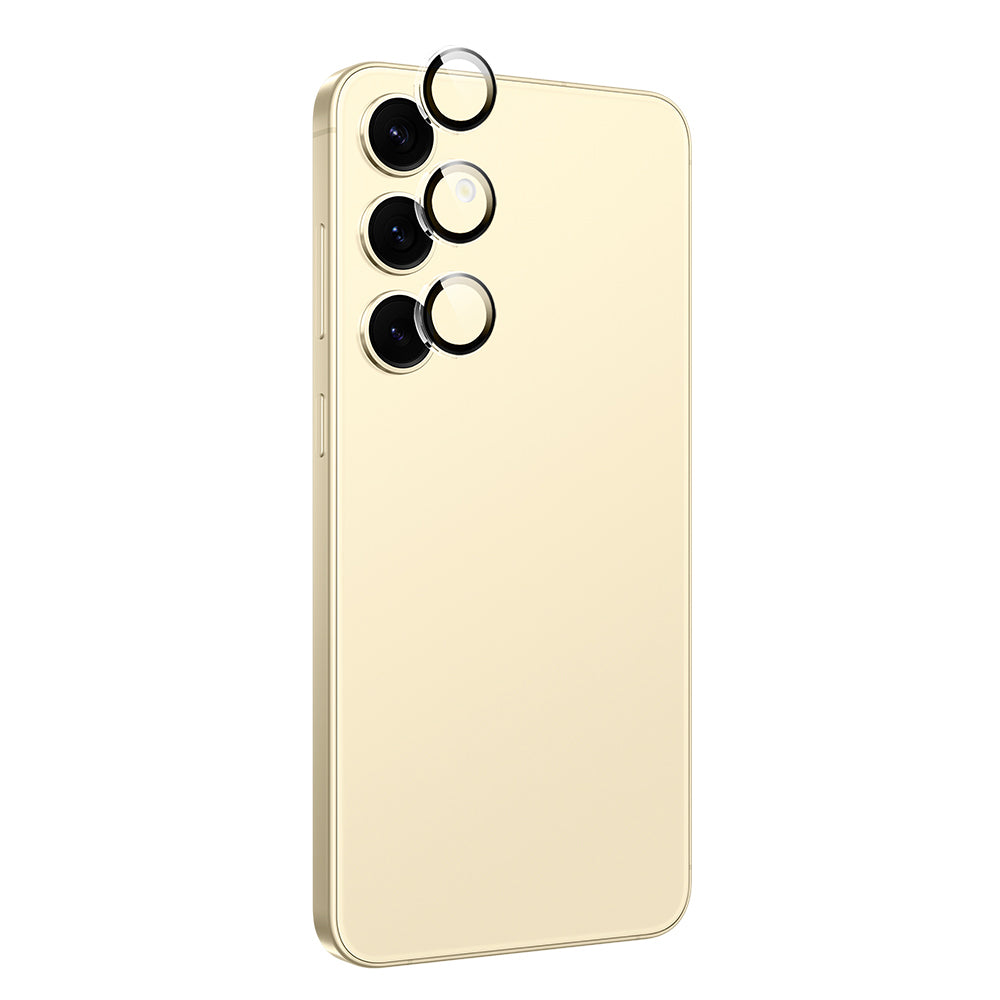 LG-010 Kolay Uygulama Aparatlı Galaxy S25 Plus Kamera Lens Koruyucu