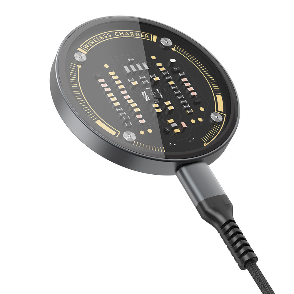 M17 Şeffaf 15W Kablosuz Magsafe Şarj Cihazı