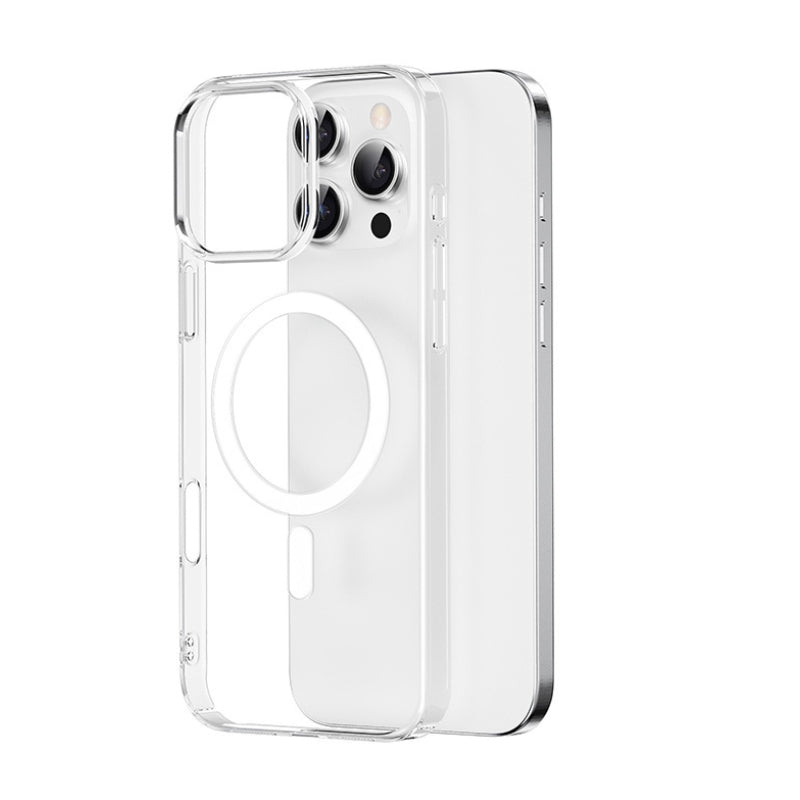 Magsafe Uyumlu Invisible Pro Sert PC iPhone 16 Pro Max Kılıf
