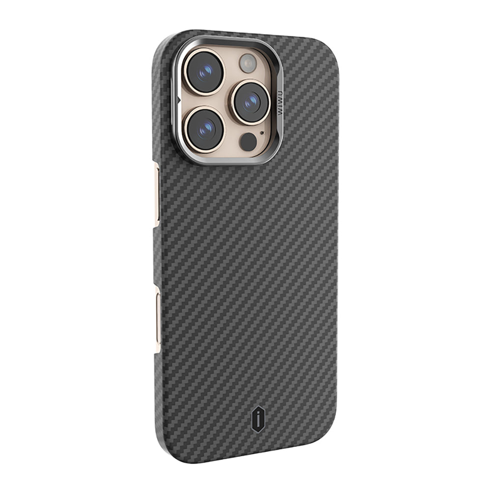 Magsafe Uyumlu Kamera Standlı Aramid Kevlar iPhone 16 Pro Max Kılıf