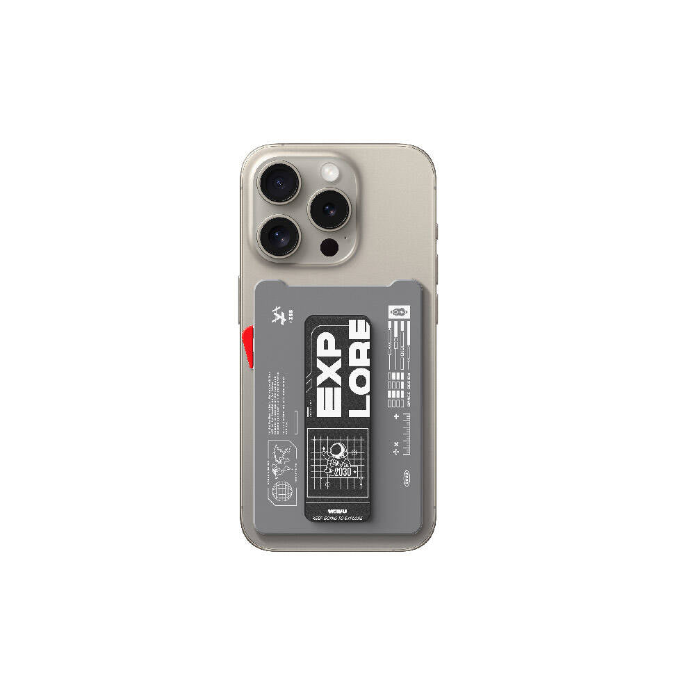 MW-002 Pop-Up Buton 6 Hazneli Magsafe Standlı Kartlık