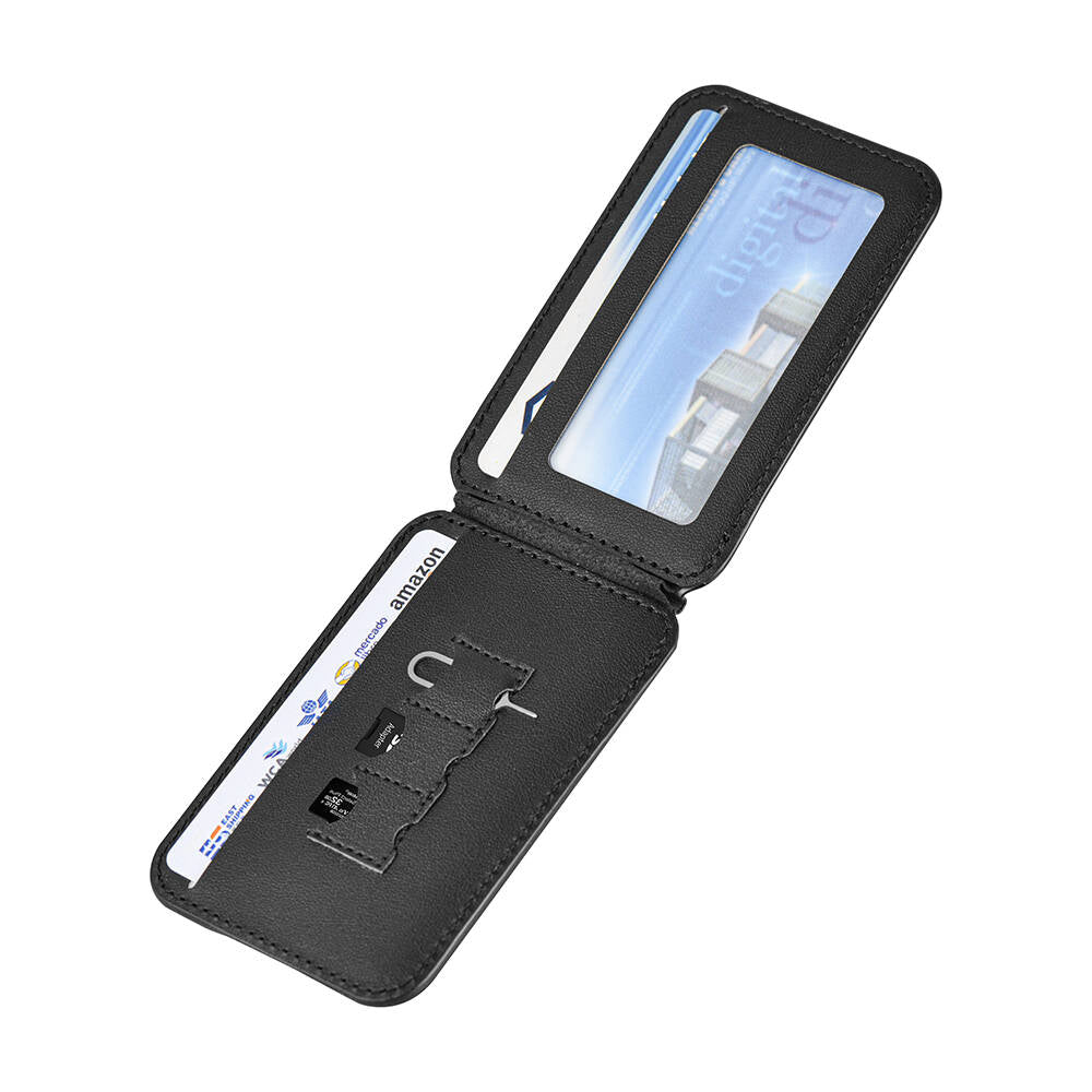 MW-003 Magsafe Uyumlu Standlı Deri Kartlık