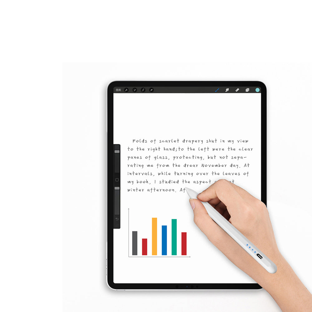 Pencil E A02 Palm Rejection ve Eğim Hassasiyetli Dokunmatik Kalem