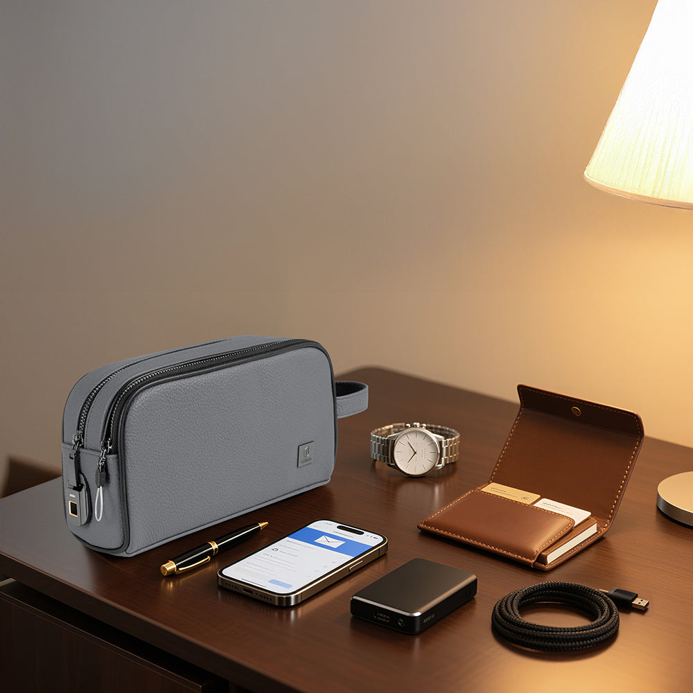 Phantom Pro Parmak İzi Kilitli Çok Fonksiyonlu Aksesuar Çantası