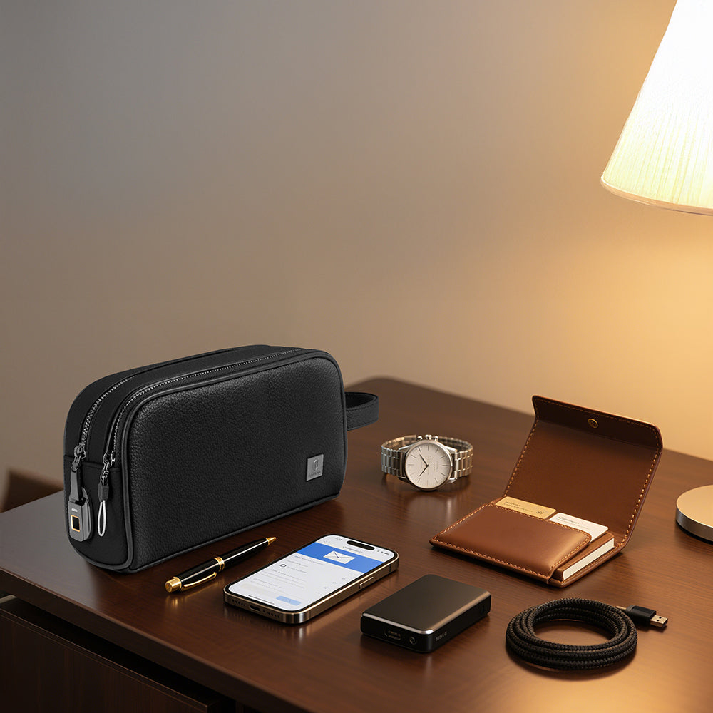 Phantom Pro Parmak İzi Kilitli Çok Fonksiyonlu Aksesuar Çantası