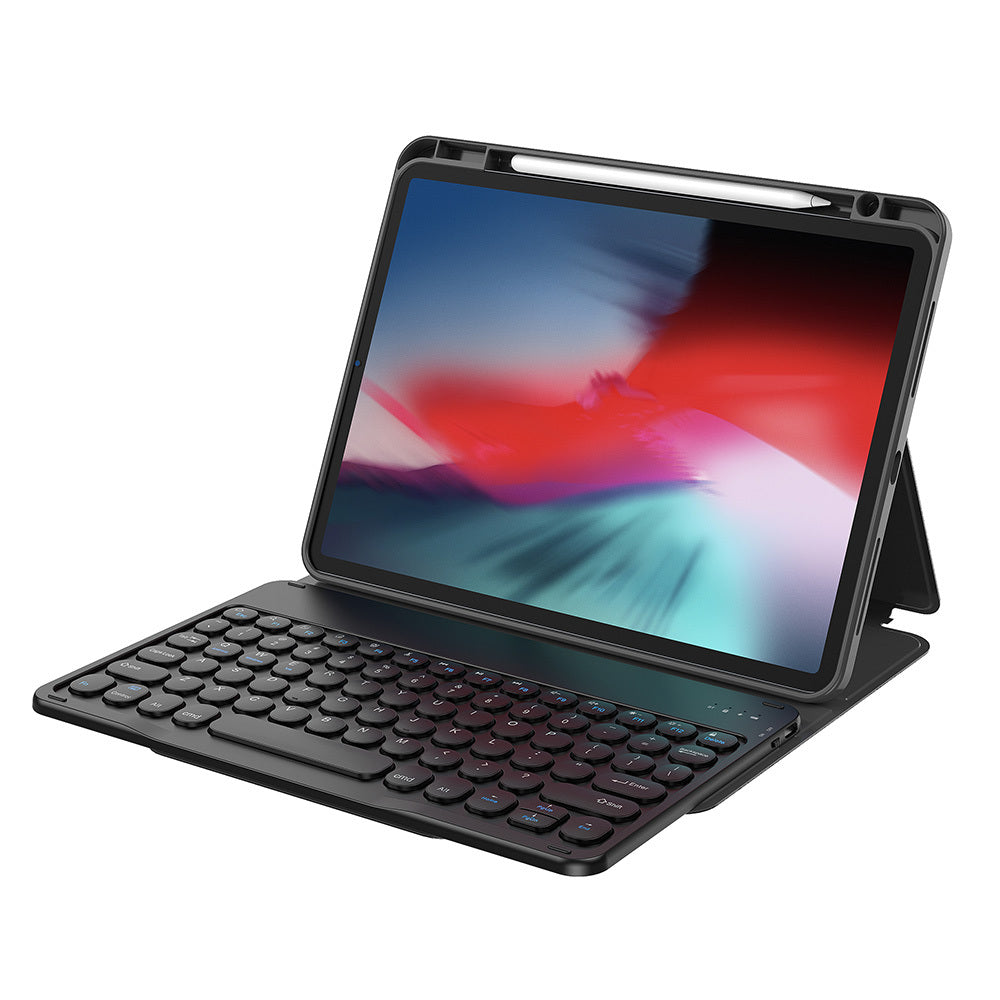 Protective Gizli Kalem Bölmeli iPad Klavyeli Kılıf