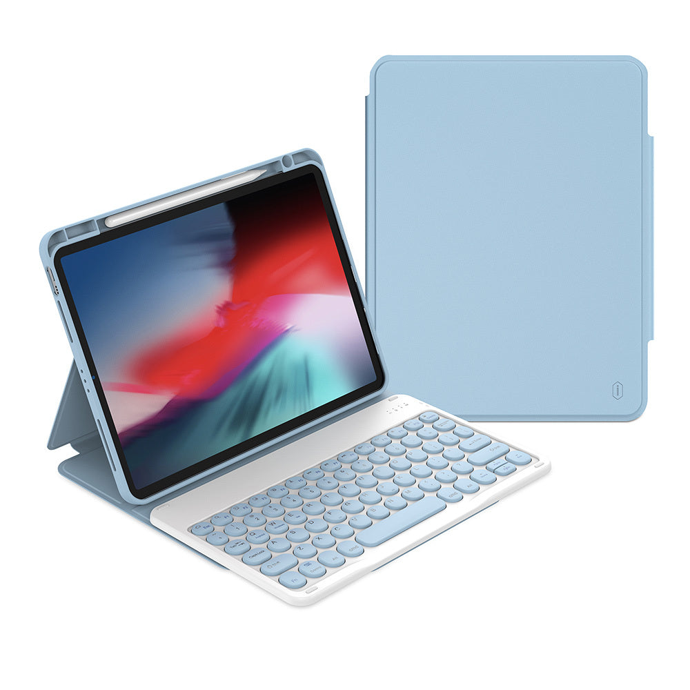 Protective Gizli Kalem Bölmeli iPad Klavyeli Kılıf