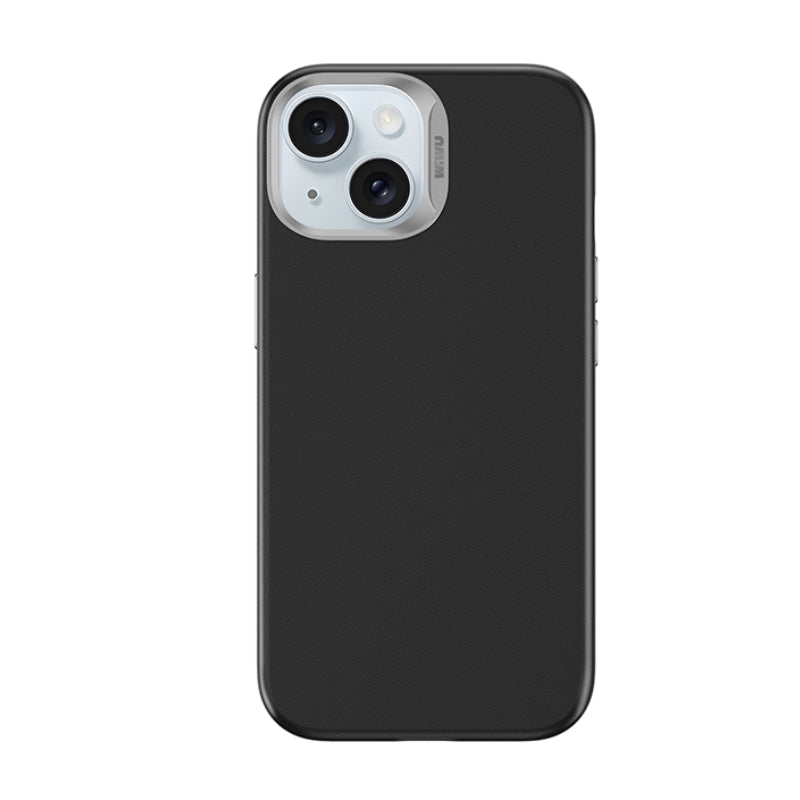 SP-019 iPhone 15 Plus Magsafe Uyumlu Vegan Deri Kılıf