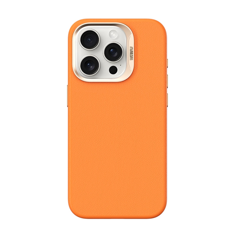 SP-019 iPhone 15 Pro Magsafe Uyumlu Vegan Deri Kılıf