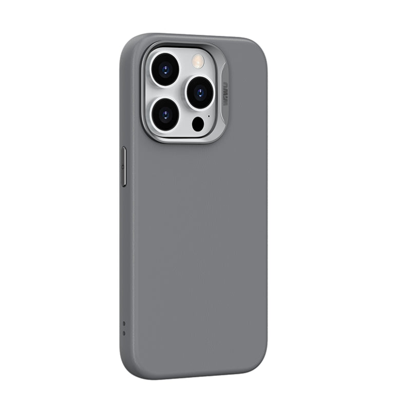 SP-019 iPhone 15 Pro Magsafe Uyumlu Vegan Deri Kılıf