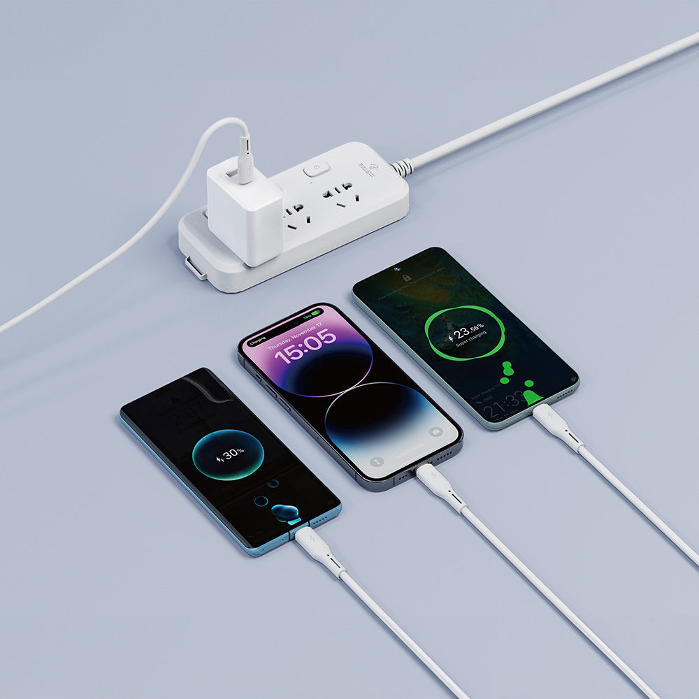 Starlink Wi-C046E 3in1 USB-A to Lightning – Type-C – Micro 60W Şarj ve Data Kablosu 1.2M
