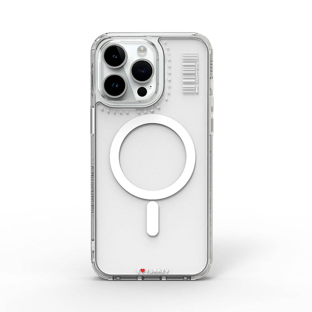 Turkey D Serisi Magsafe uyumlu Şeffaf iPhone 15 Pro Max Kılıf