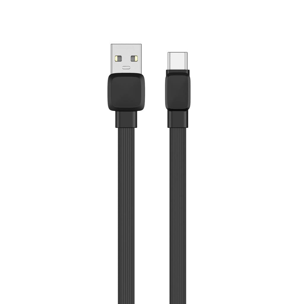 Wi-C003 Yassı Tasarım Type-C USB Şarj Kablosu 1M