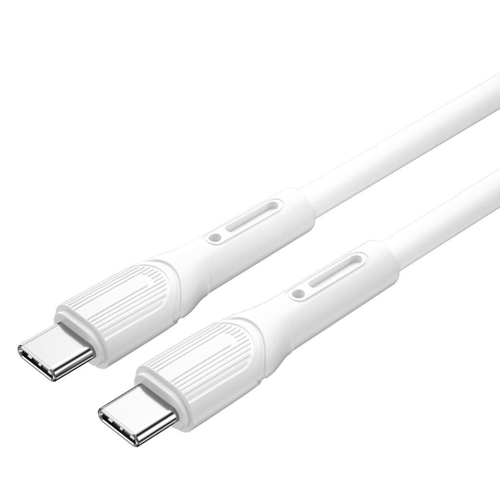 Wi-C005 100W Type-C to Type-C Kablo Ucu Korumalı PD Şarj Kablosu 1M