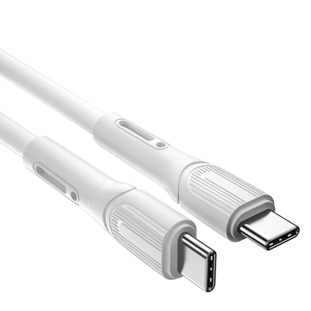 Wi-C005 100W Type-C to Type-C Kablo Ucu Korumalı PD Şarj Kablosu 1M