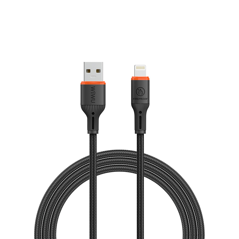 Wi-C095 FlameGuard USB-A to Lightning Data ve Şarj Kablosu 1.2m