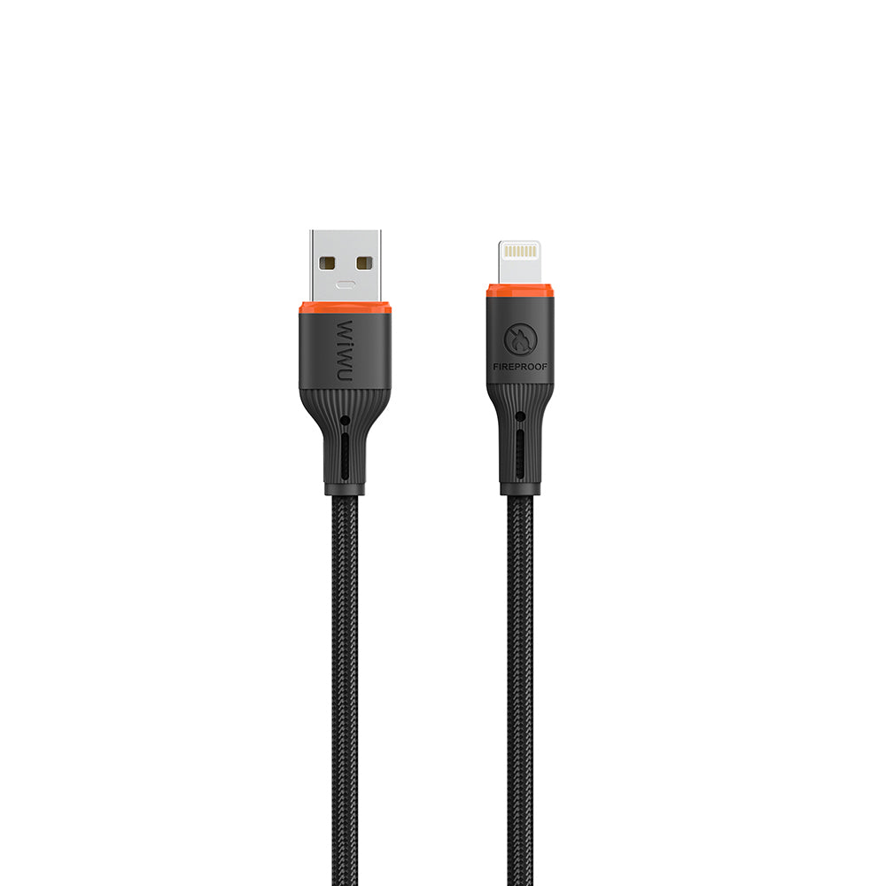 Wi-C095 FlameGuard USB-A to Lightning Data ve Şarj Kablosu 1.2m